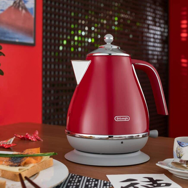 Ceainic electric DeLonghi KBOC 2001 R Red 2000 W, 1.7l, Material interior: Inox photo 4