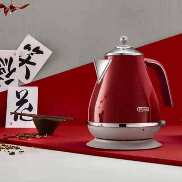 Ceainic electric DeLonghi KBOC 2001 R Red 2000 W, 1.7l, Material interior: Inox photo 6