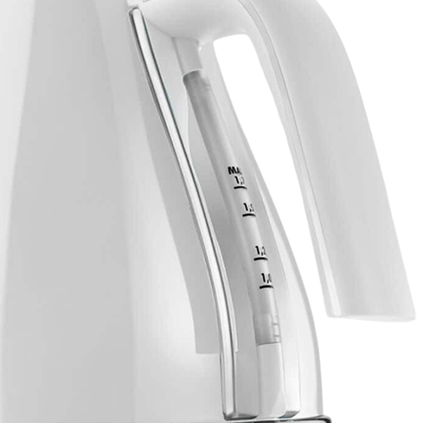 Ceainic electric DeLonghi KBOC 2001 W White 2000 W, 1.7l, Material interior: Inox photo 4