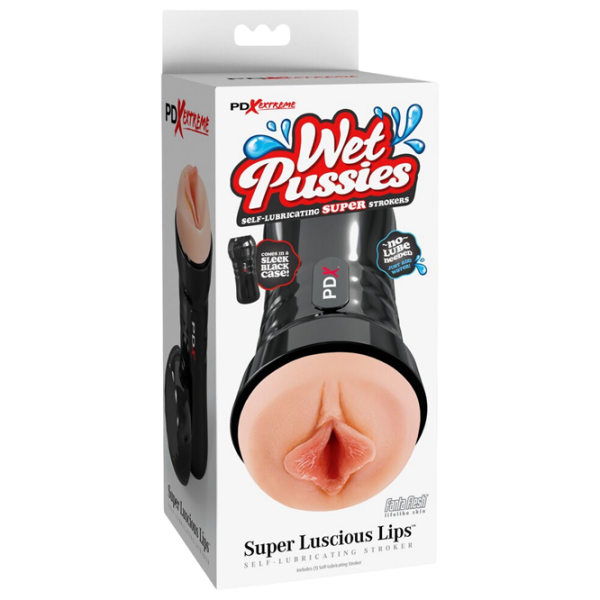 Masturbator Pipedream Extreme Wet Pussies Super Luscious Lips Black  photo 5