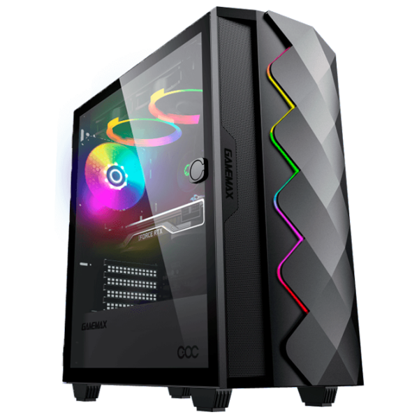 Игровой компьютер Navigator 00659 Черный Intel Core i3 12100F 8 ГБ 256 ГБ 1 ТB GeForce RTX 3050 6 ГБ photo 1