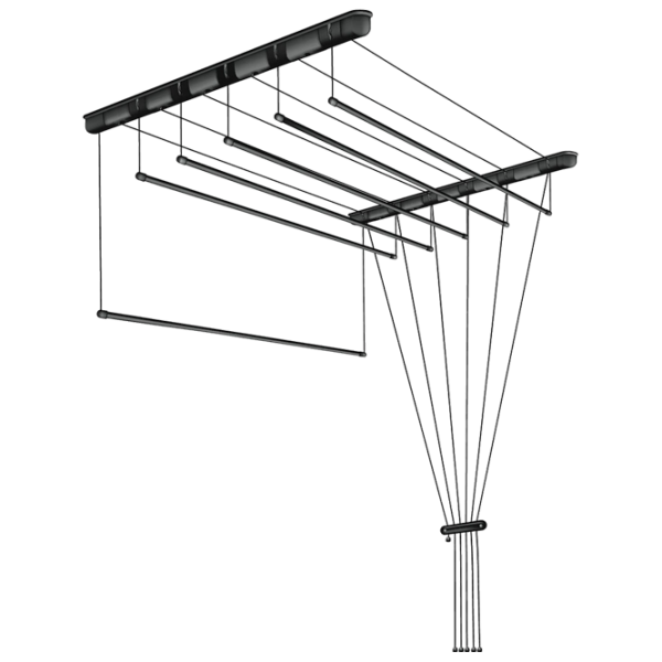 Uscător de rufe Sepio 8417 Black Lungimea firului de rufe: 11.4 m photo 1