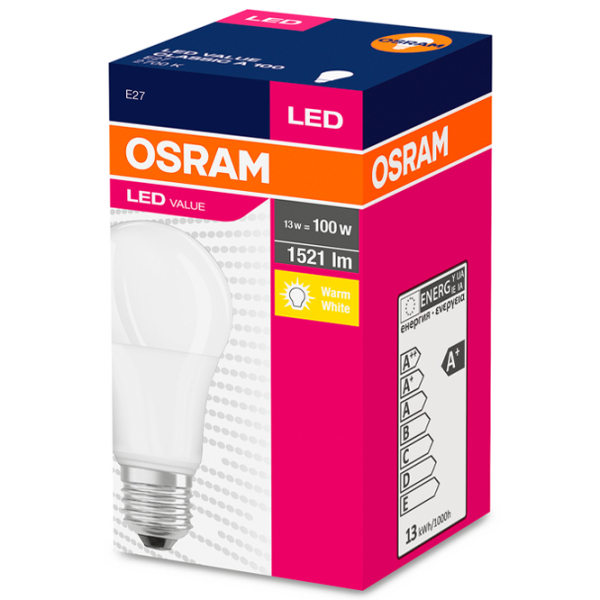 Bec LED Osram VALUECLA100 4052899971097 E27 | 13 W | Yellow photo 3