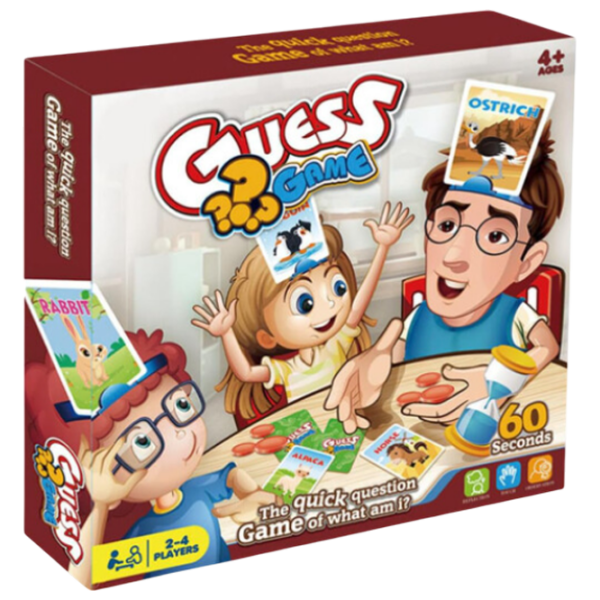 Настольная игра Board Games Who am I? Guess! Логическая игра, 6+ photo 1