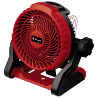 Ventilator Einhell 34.080.35 Red 18 W, Electronic, Numărul de viteze: 3