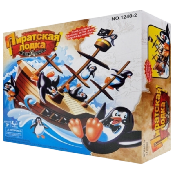 Joc de masă Board Games Pirate Boat Strategie, 3+