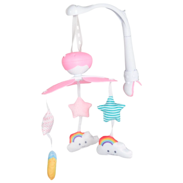 Игрушка для колясок и кроваток BaliBazoo Moni Moon 6368 Белый 0+ photo 1