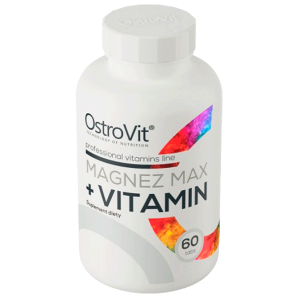 Vitamine și minerale OstroVit Magnesium MAX + Vitamin 5902232612158 60  photo 2