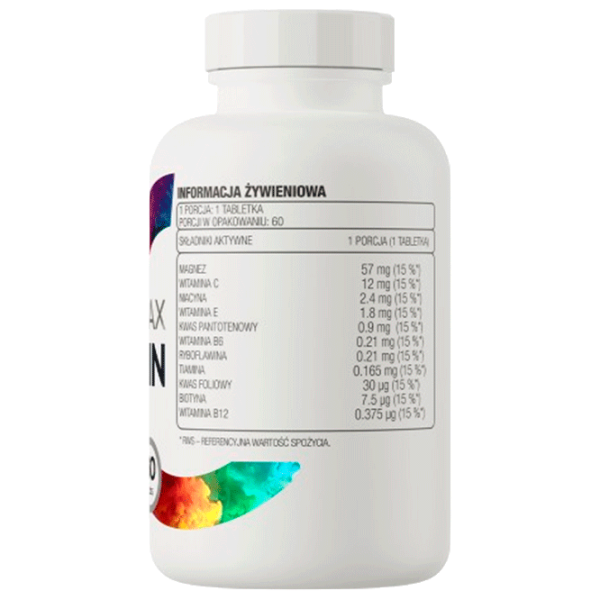 Vitamine și minerale OstroVit Magnesium MAX + Vitamin 5902232612158 60  photo 3