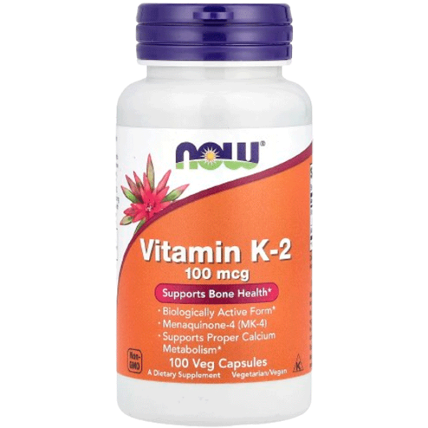 Vitamine și minerale Now Foods VITAMIN K-2 733739009906  100 capsule photo 1