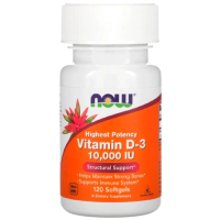 Vitamine și minerale Now Foods Vitamin D-3 733739003768  120