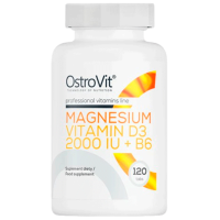 Vitamine și minerale OstroVit Magnesium + Vitamin D3 2000 IU + B6 5903933912493 120 