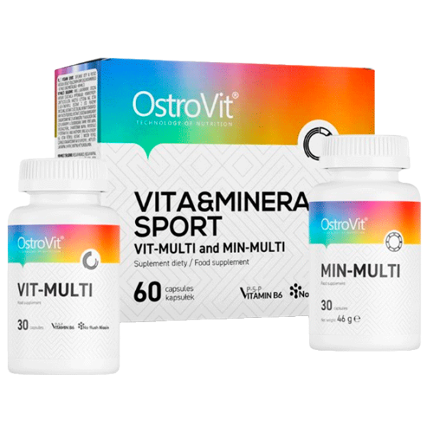 Витамины и минералы OstroVit VITA&MINERALS Sport 5903246228212  60 photo 1