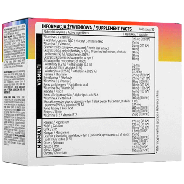 Витамины и минералы OstroVit VITA&MINERALS Sport 5903246228212  60 photo 2