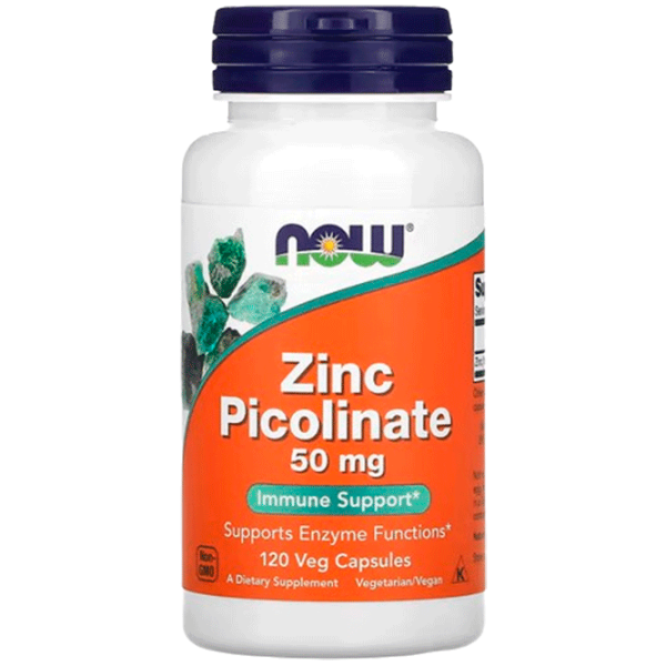 Vitamine și minerale Now Foods Zinc Picolinate 733739015525 120 photo 1