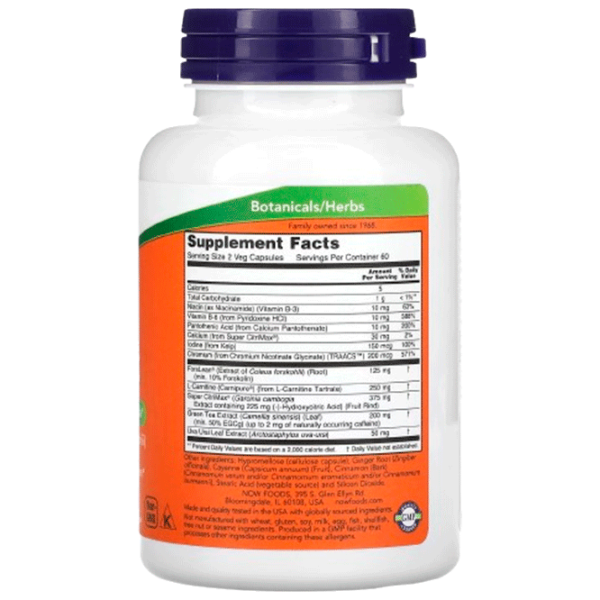Vitamine și minerale Now Foods DIET SUPPORT 733739033079  120 photo 2
