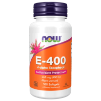 Vitamine și minerale Now Foods E-400 733739008374  100 capsule