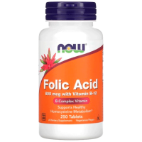 Vitamine și minerale Now Foods Folic Acid 733739004765 250 