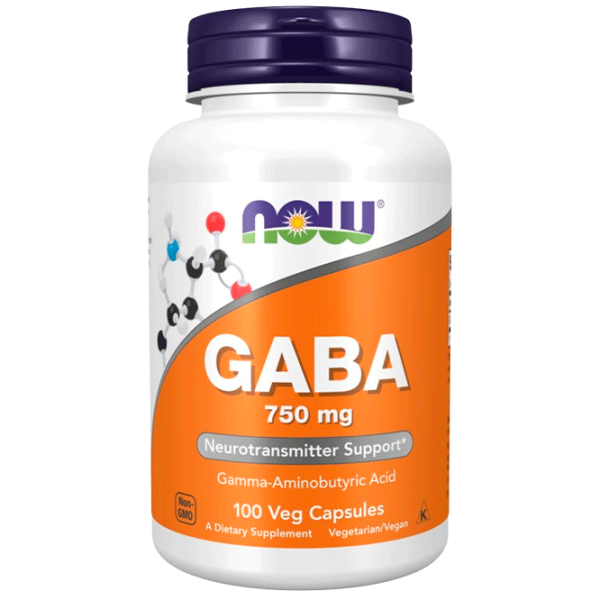 Vitamine și minerale Now Foods Gaba 733739000897  100 capsule photo 1