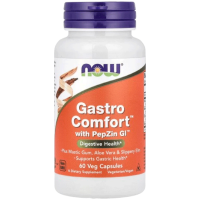 Витамины и минералы Now Foods GASTRO COMFORT WITH PEPZIN 733739035202  60