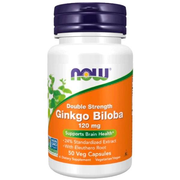 Vitamine și minerale Now Foods Ginkgo Biloba 733739046826  50 photo 1