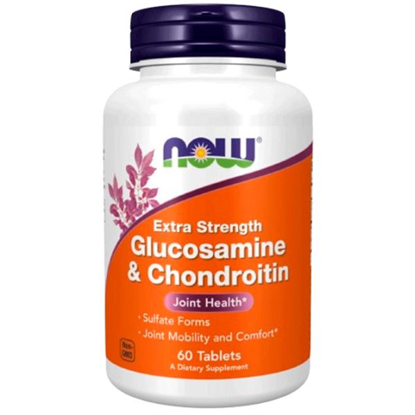 Витамины и минералы Now Foods Glucosamine & Chondroitin 733739032423 60  photo 1