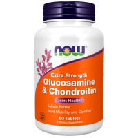 Vitamine și minerale Now Foods Glucosamine & Chondroitin 733739032423 60 