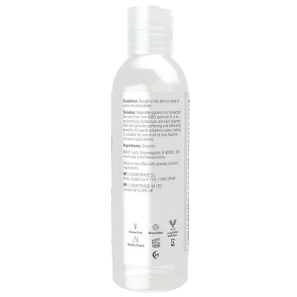 Vitamine și minerale Now Foods GLYCERIN VEGETABLE 733739076953   photo 3