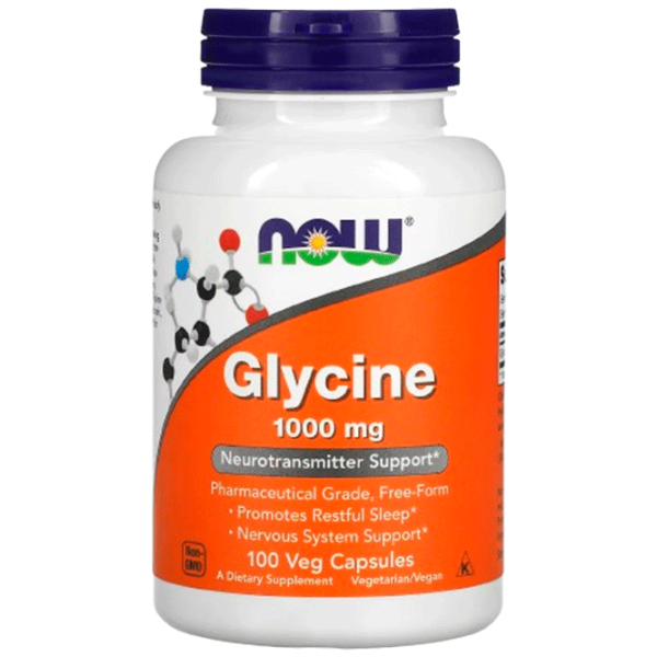 Vitamine și minerale Now Foods Glycine 733739001078 100 capsule photo 1