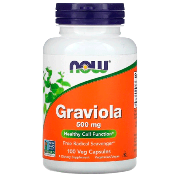 Витамины и минералы Now Foods GRAVIOLA 733739047038  100 капсул photo 1