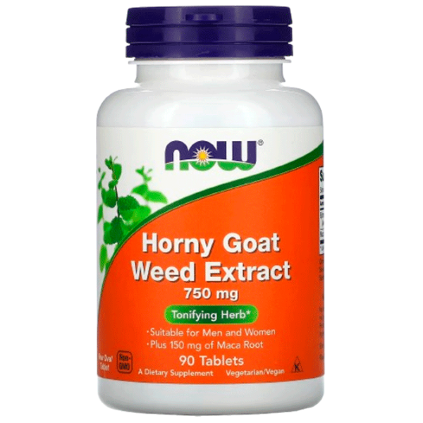 Vitamine și minerale Now Foods HORNY GOAD WEED 733739047588 90  photo 1