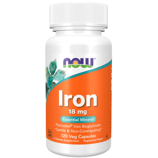 Vitamine și minerale Now Foods Iron 733739014436  120 photo 1