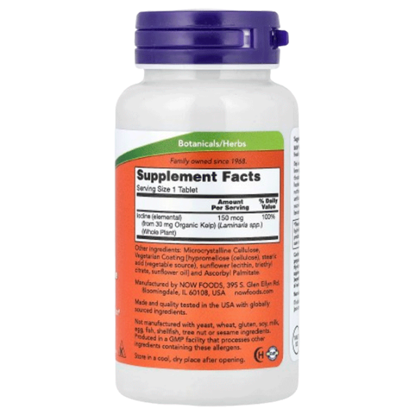 Vitamine și minerale Now Foods KELP 733739026804 200  photo 2