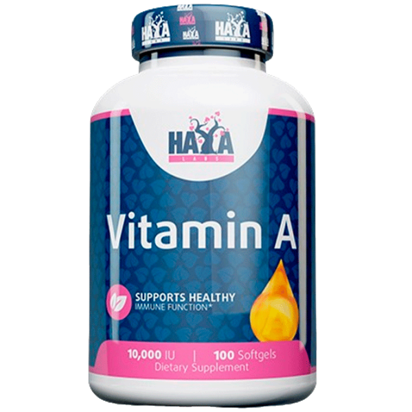 Витамины и минералы Haya Labs Vitamin A 854822007439  100 капсул photo 1