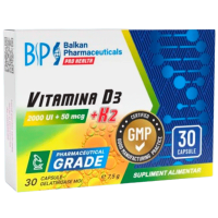 Vitamine și minerale Balkan Pharmaceuticals Vitamin D3 + K2 4840982013096  30 capsule