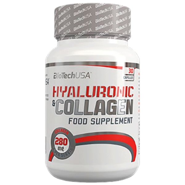 Vitamine și minerale BioTechUSA Hyaluronic & Collagen 5999076234301  30 capsule photo 1