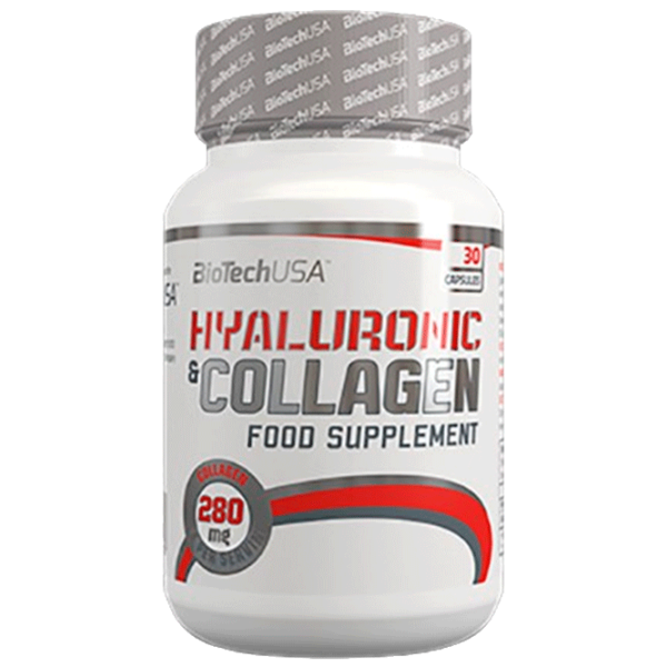 Vitamine și minerale BioTechUSA Hyaluronic & Collagen 5999076234301  30 capsule photo 1