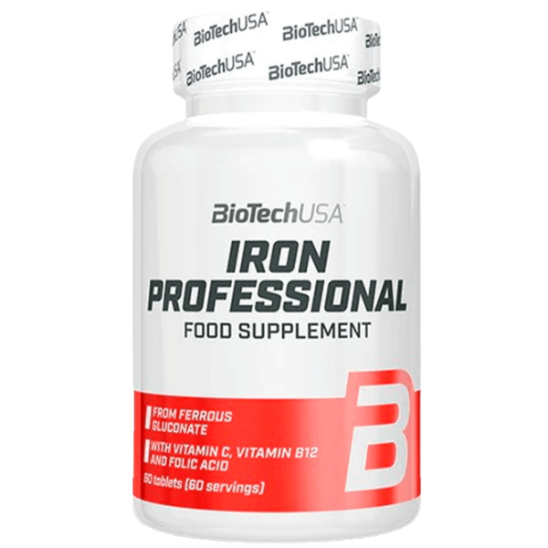Vitamine și minerale BioTechUSA Iron Profesional 5999076254644 60  photo 1