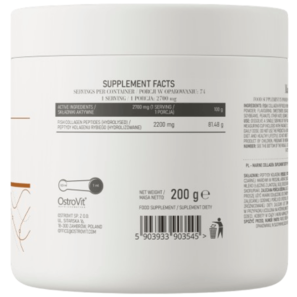 Vitamine și minerale OstroVit Marine Collagen 5903933903545   photo 3
