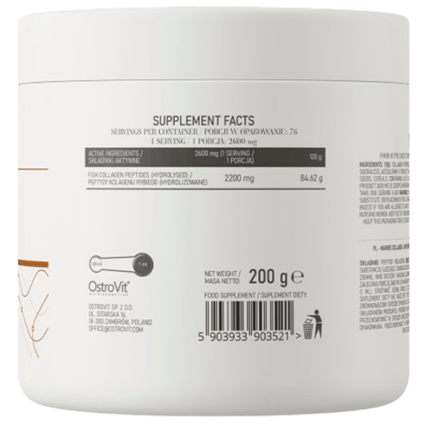 Vitamine și minerale OstroVit Marine Collagen 5903933903521   photo 3