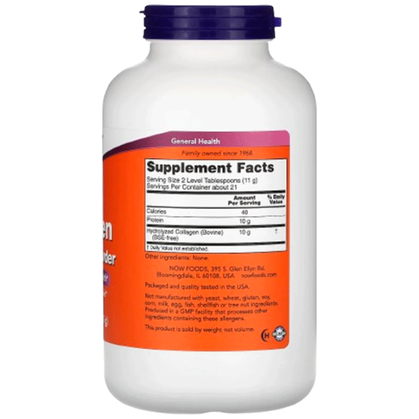 Vitamine și minerale Now Foods COLLAGEN PEPTIDES POWDER 733739030863   photo 2