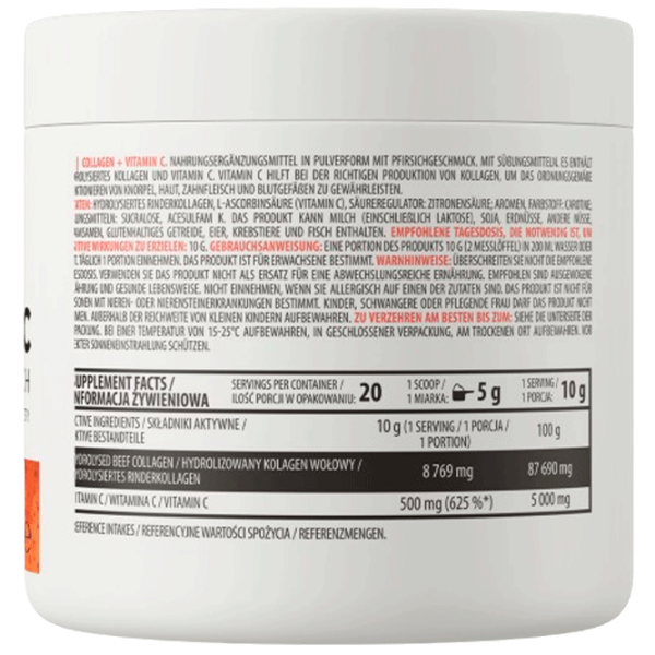 Vitamine și minerale OstroVit Collagen+Vit C 5903246224979   photo 3