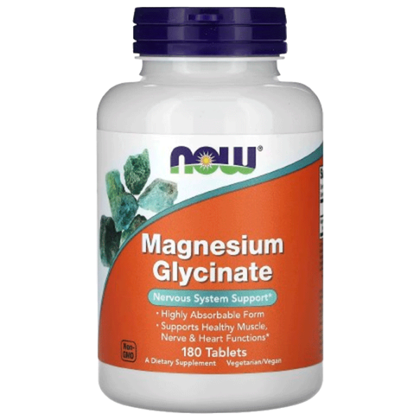 Vitamine și minerale Now Foods MAGNESIUM GLYCINATE 733739012890 180  photo 1