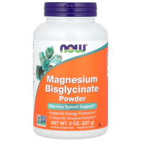Витамины и минералы Now Foods MAGNESIUM BISGLYCINATE POWDER 733739012999  