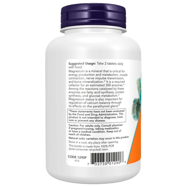 Vitamine și minerale Now Foods Magnesium Citrate 733739012906 100  photo 3