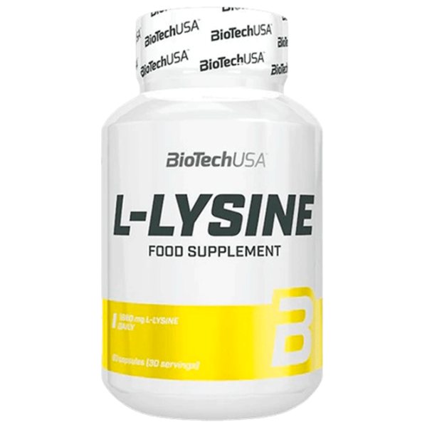 Vitamine și minerale BioTechUSA L-Lysine 5999076253388  90 capsule photo 1