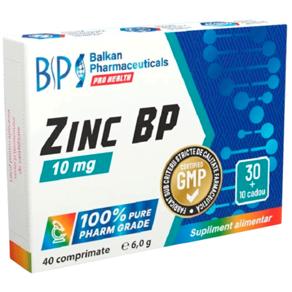 Витамины и минералы Balkan Pharmaceuticals Zinc 4840982011429 40  photo 1