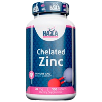 Vitamine și minerale Haya Labs Zinc Bisglicinate 858047007595 100 