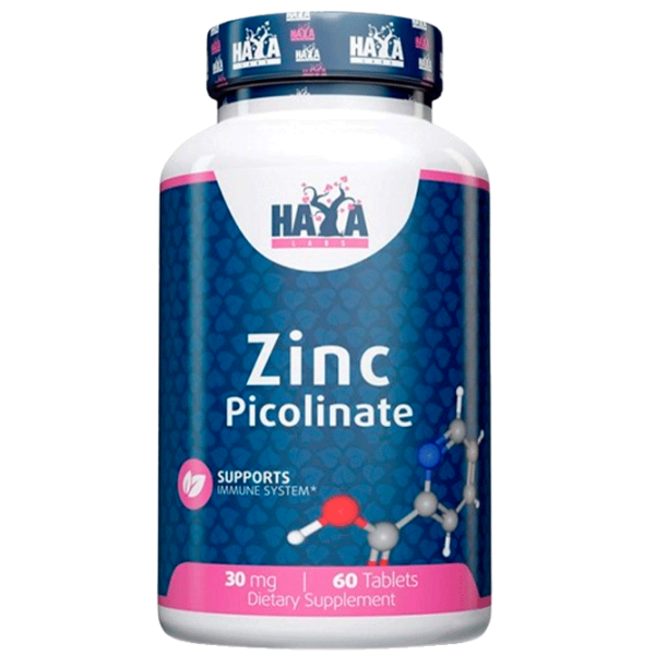 Vitamine și minerale Haya Labs Zinc Picolinate 853809007127 60  photo 1
