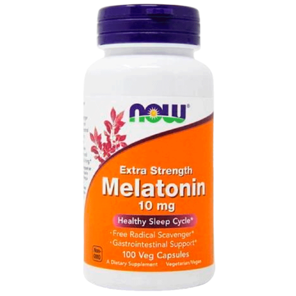 Vitamine și minerale Now Foods MELATONIN 733739035578  100 capsule photo 1